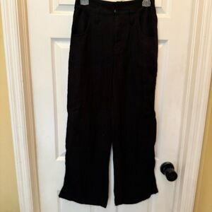 Gap linen blend Elegant Black Women's Pants